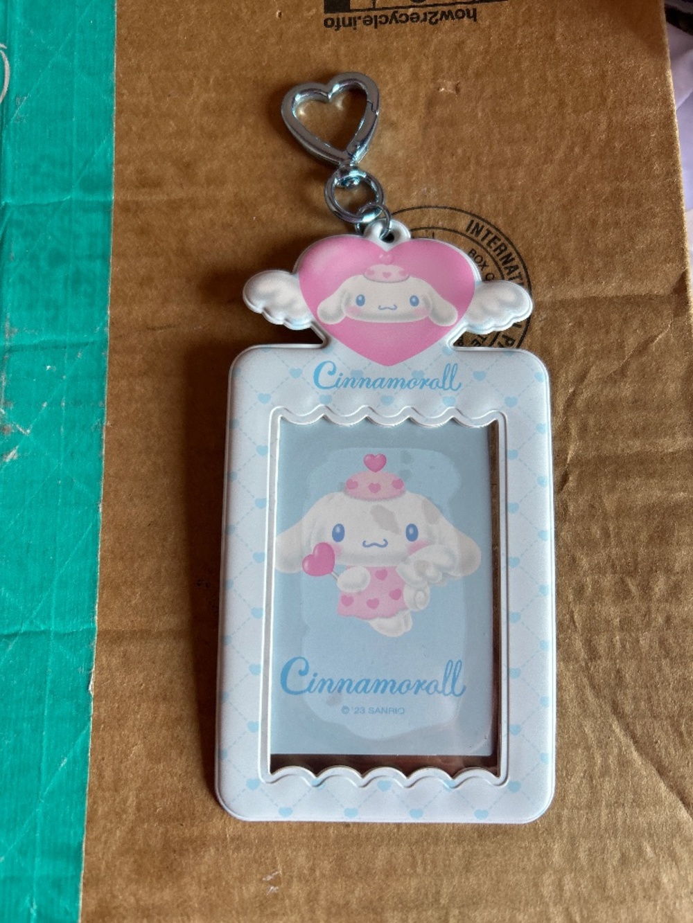 Sanrio Cinnamoroll Angel Card Holder Keychain